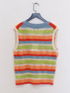 YANYAN KNITS 25 Spring/Summer FLOATEE vest YYK-YYW25-0491-PIN color matching